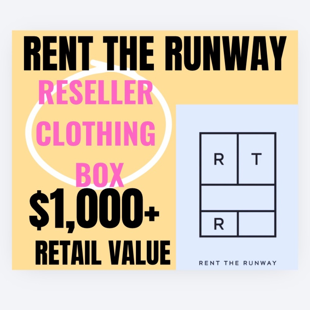 Rent the Runway Reseller Womens Clothing Box - $1,000+ Retail Value